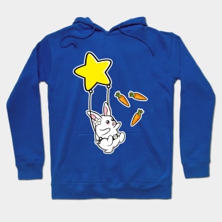 Funny Bunny on a Swing Hoodie